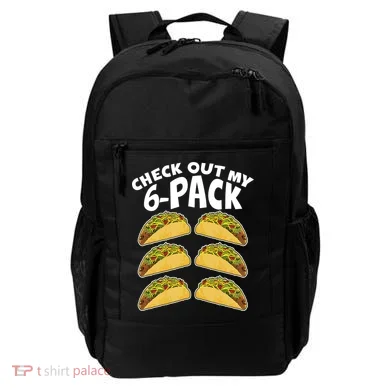 Check Out My 6-Pack Tacos Backpack
