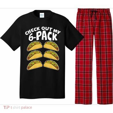 Check Out My 6-Pack Tacos Pajama Set