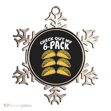 Check Out My 6-Pack Tacos Ornament