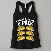 Check Out My 6-Pack Tacos Women's Tank Top thumb 3