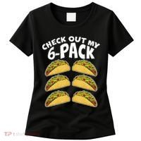Check Out My 6-Pack Tacos Women's T-Shirt thumb 0