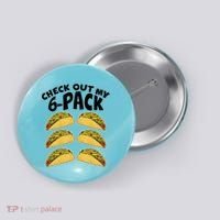 Check Out My 6-Pack Tacos Button thumb 0
