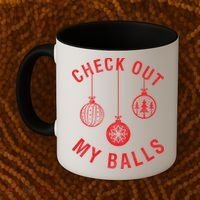 Check Out My Balls Coffee Mug thumb 2
