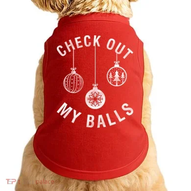 Check Out My Balls Doggie Tank