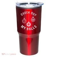 Check Out My Balls Tumbler thumb 0