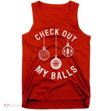 Check Out My Balls Tank Top