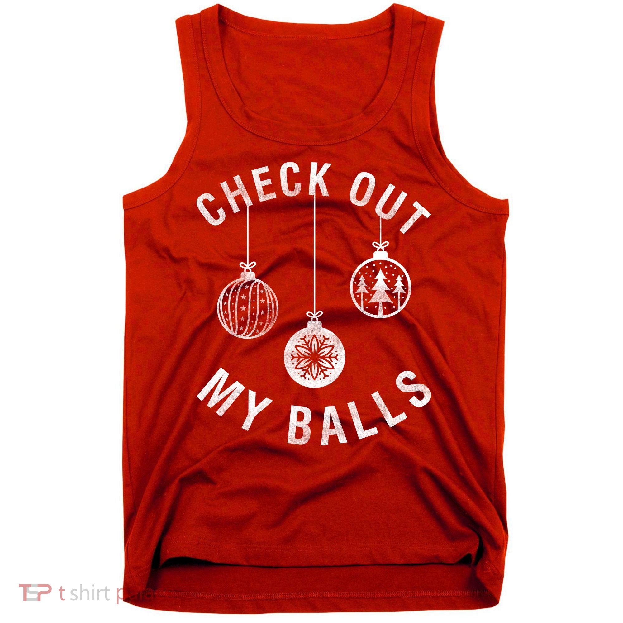 Check Out My Balls Tank Top