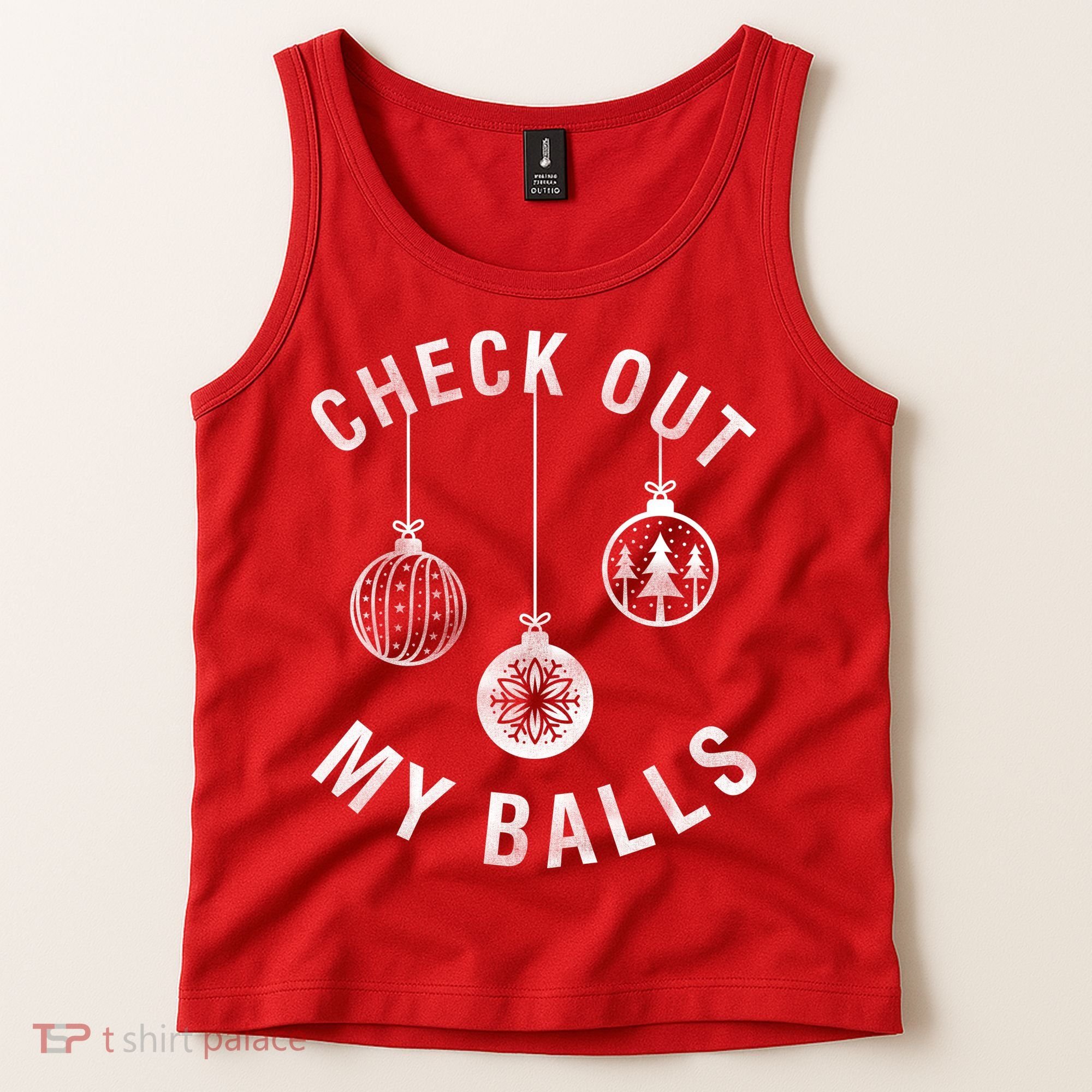 Check Out My Balls Tank Top