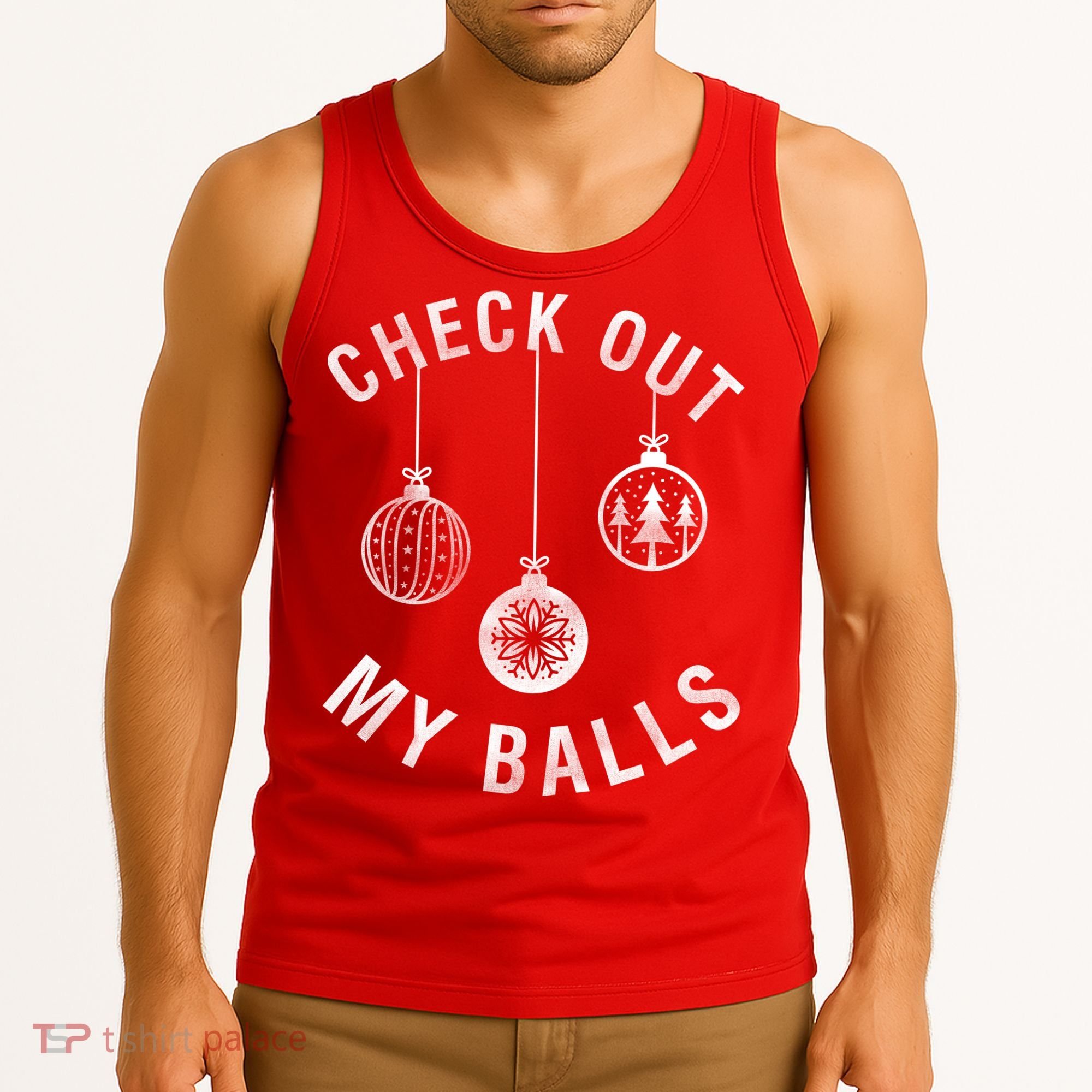 Check Out My Balls Tank Top
