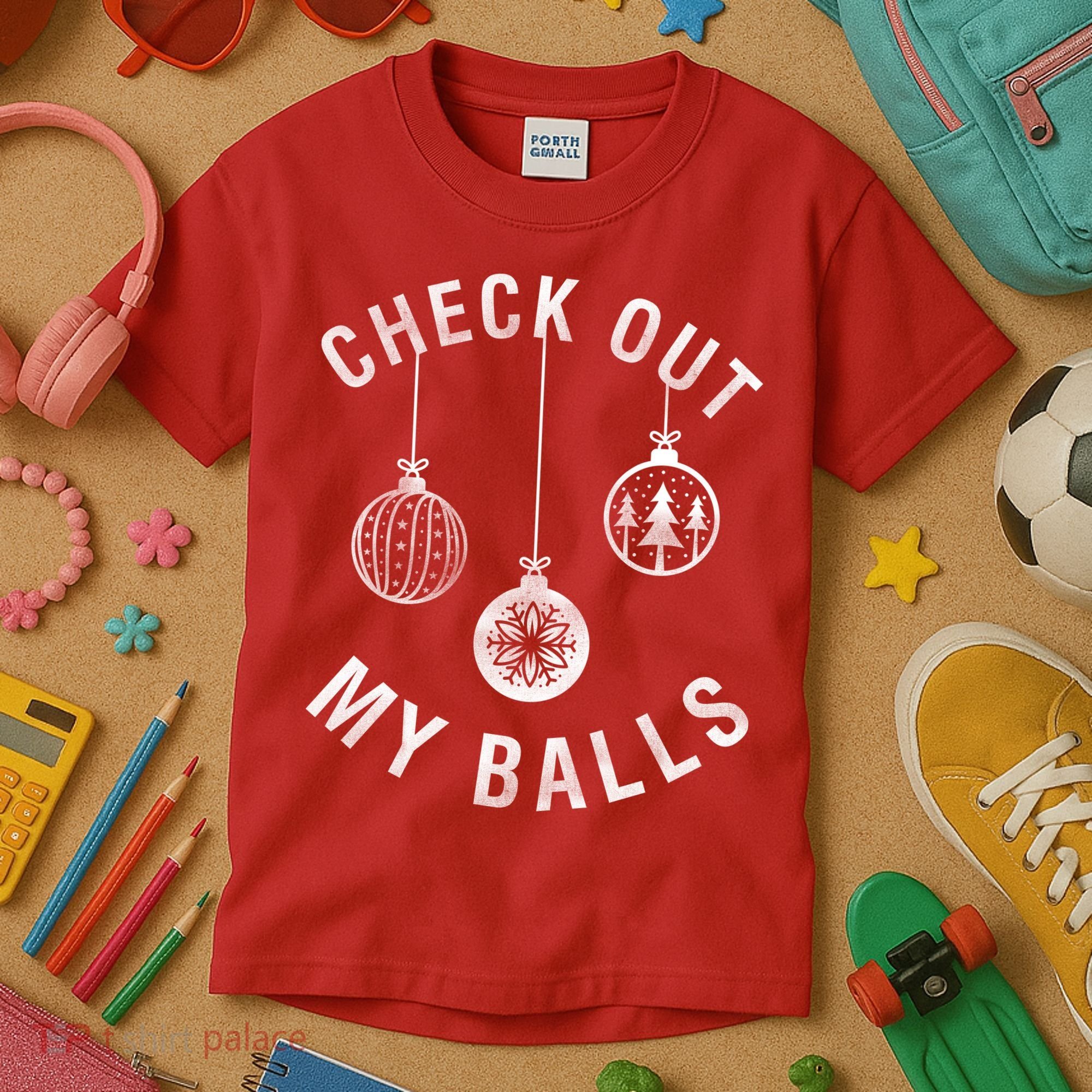 Check Out My Balls Kids T-Shirt