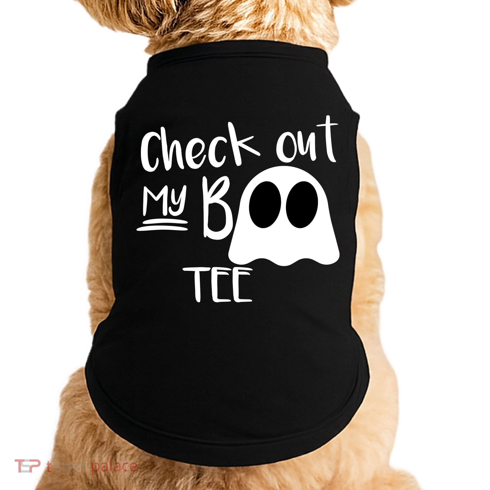 Check Out My Boo Tee Doggie Tank