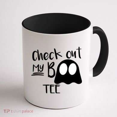 Check Out My Boo Tee Coffee Mug back