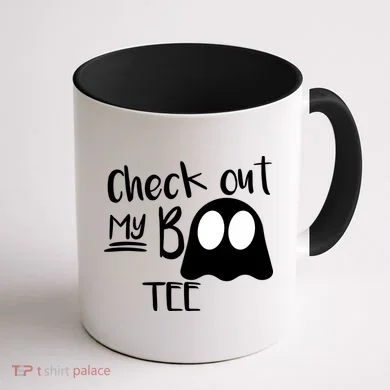 Check Out My Boo Tee Coffee Mug back