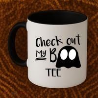 Check Out My Boo Tee Coffee Mug thumb 2