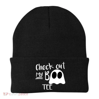 Check Out My Boo Tee Beanie