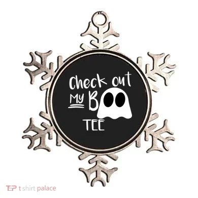 Check Out My Boo Tee Ornament