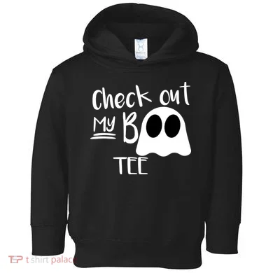 Check Out My Boo Tee Toddler Hoodie
