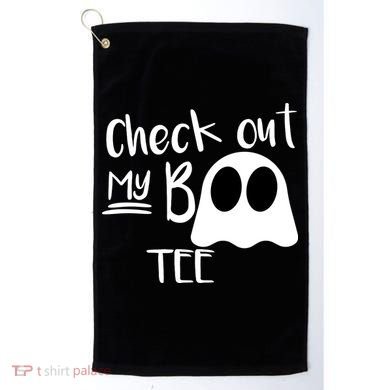 Check Out My Boo Tee Golf Towel