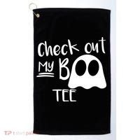 Check Out My Boo Tee Golf Towel thumb 0