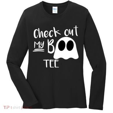 Check Out My Boo Tee Women's Long Sleeve Shirt