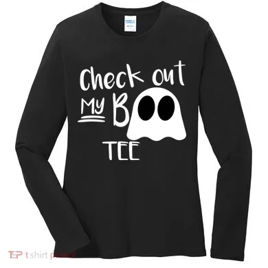 Check Out My Boo Tee Women's Long Sleeve Shirt