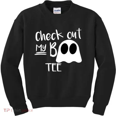 Check Out My Boo Tee Kids Sweatshirt