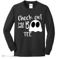 Check Out My Boo Tee Kids Long Sleeve Shirt thumb 0