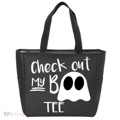 Check Out My Boo Tee Tote Bag