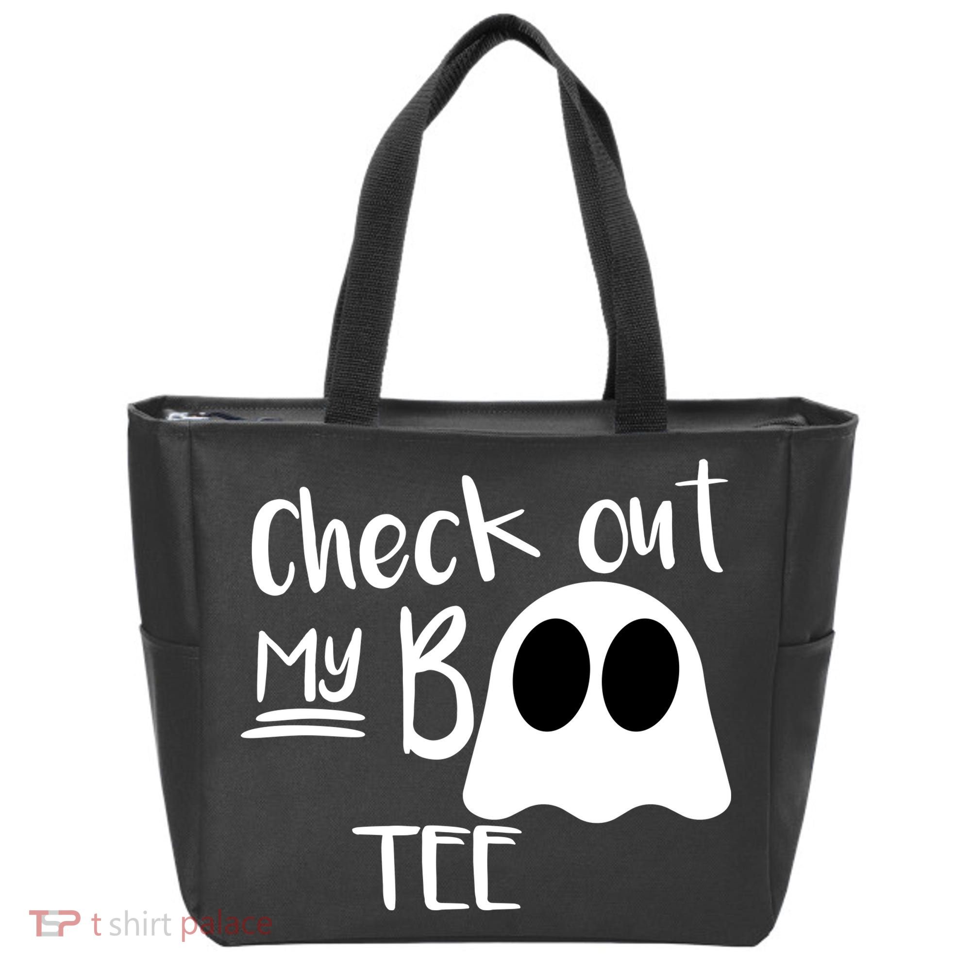 Check Out My Boo Tee Tote Bag