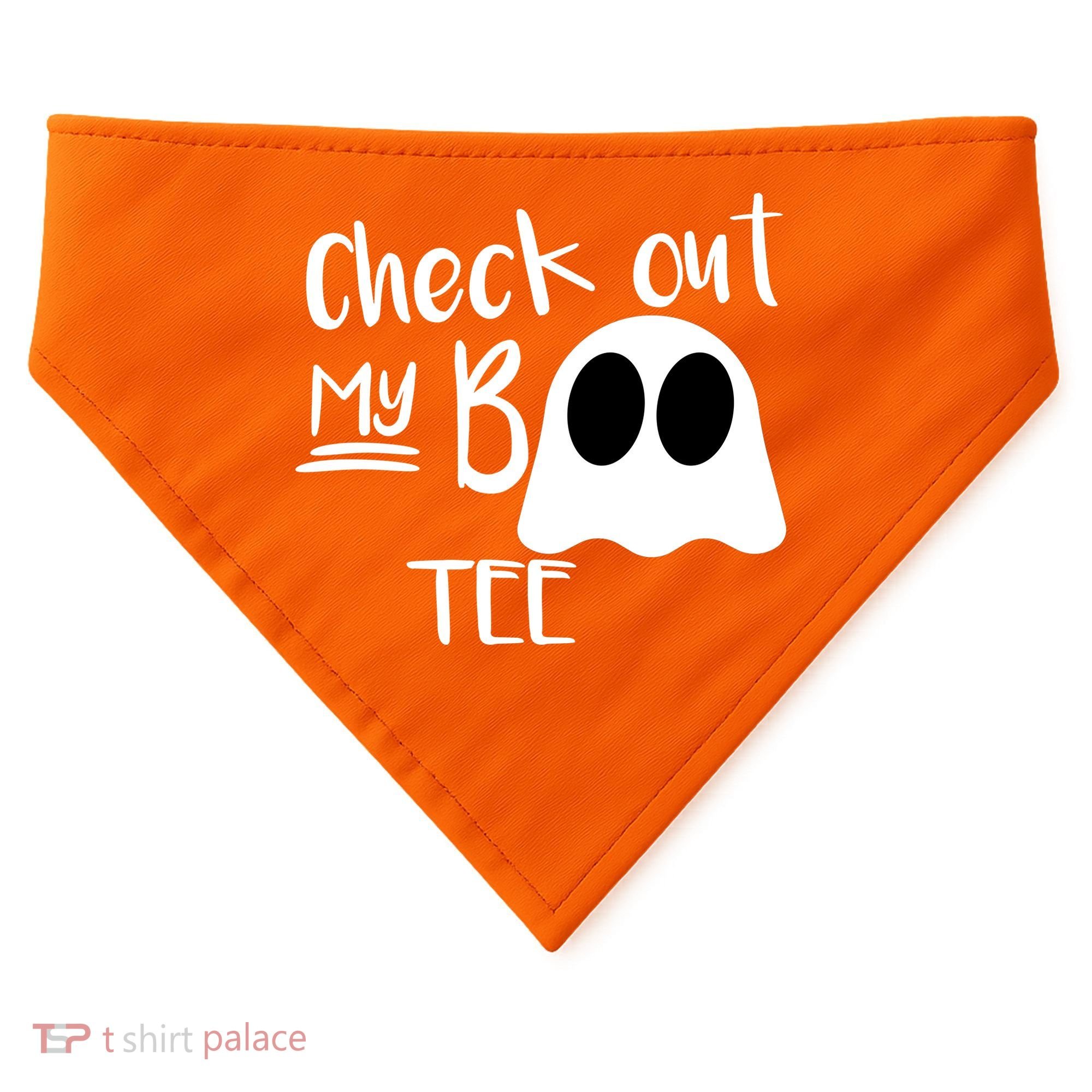 Check Out My Boo Tee USA-Made Doggie Bandana