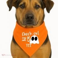 Check Out My Boo Tee USA-Made Doggie Bandana thumb 1