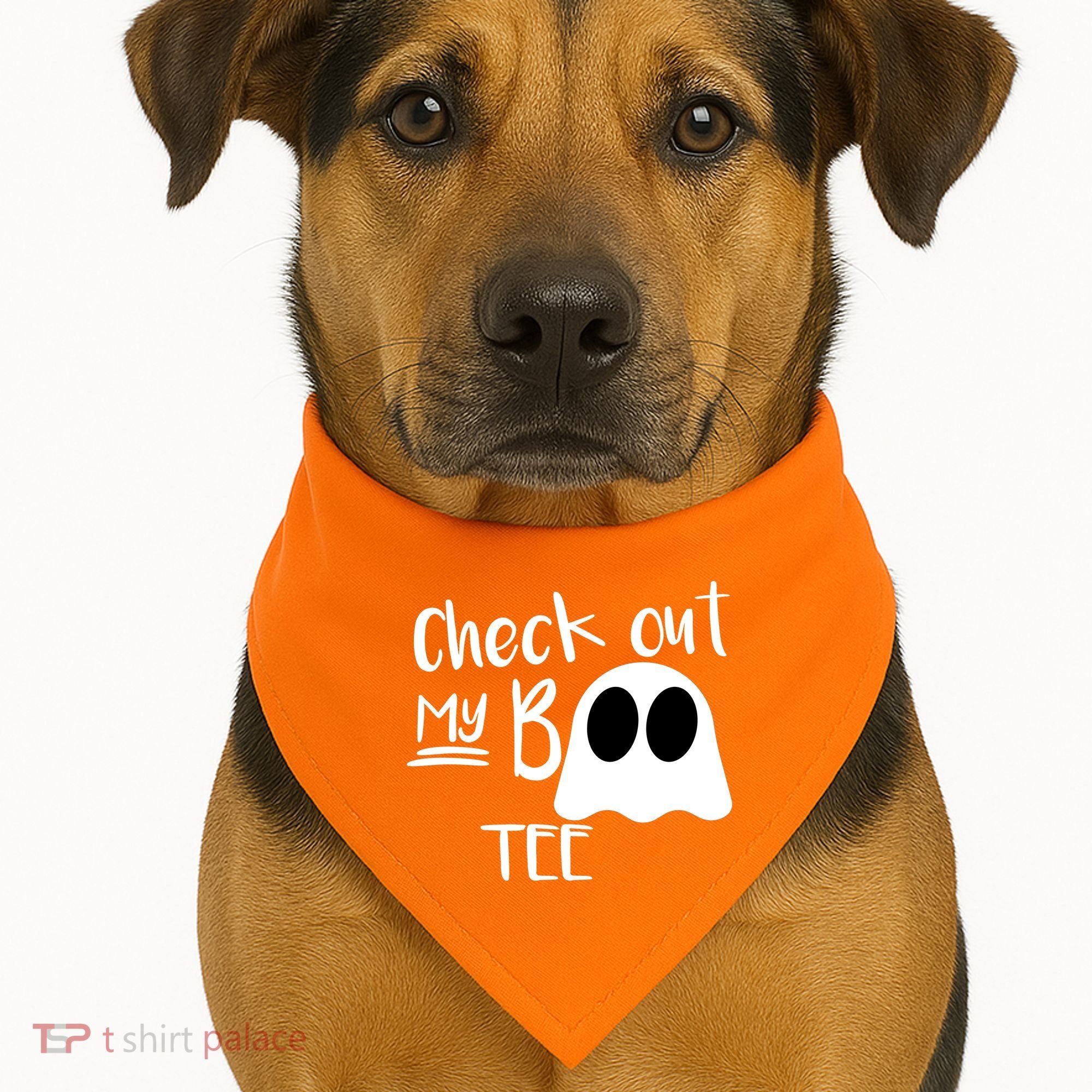 Check Out My Boo Tee USA-Made Doggie Bandana