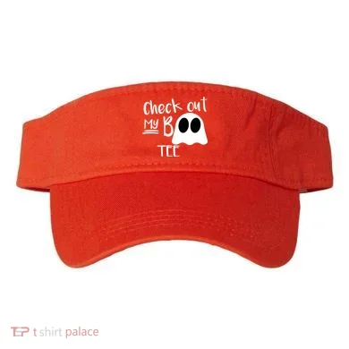 Check Out My Boo Tee Visor