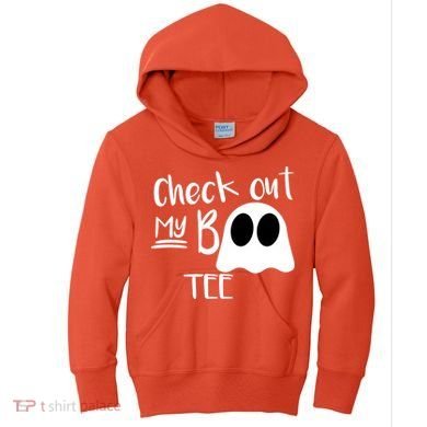 Check Out My Boo Tee Kids Hoodie