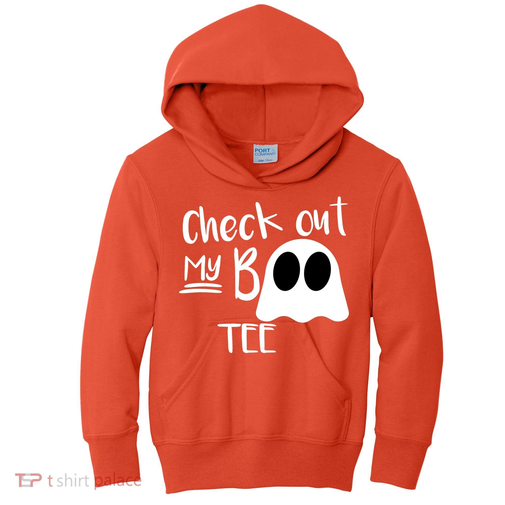 Check Out My Boo Tee Kids Hoodie