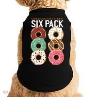 Check Out My Donut Six Pack Doggie Tank thumb 0