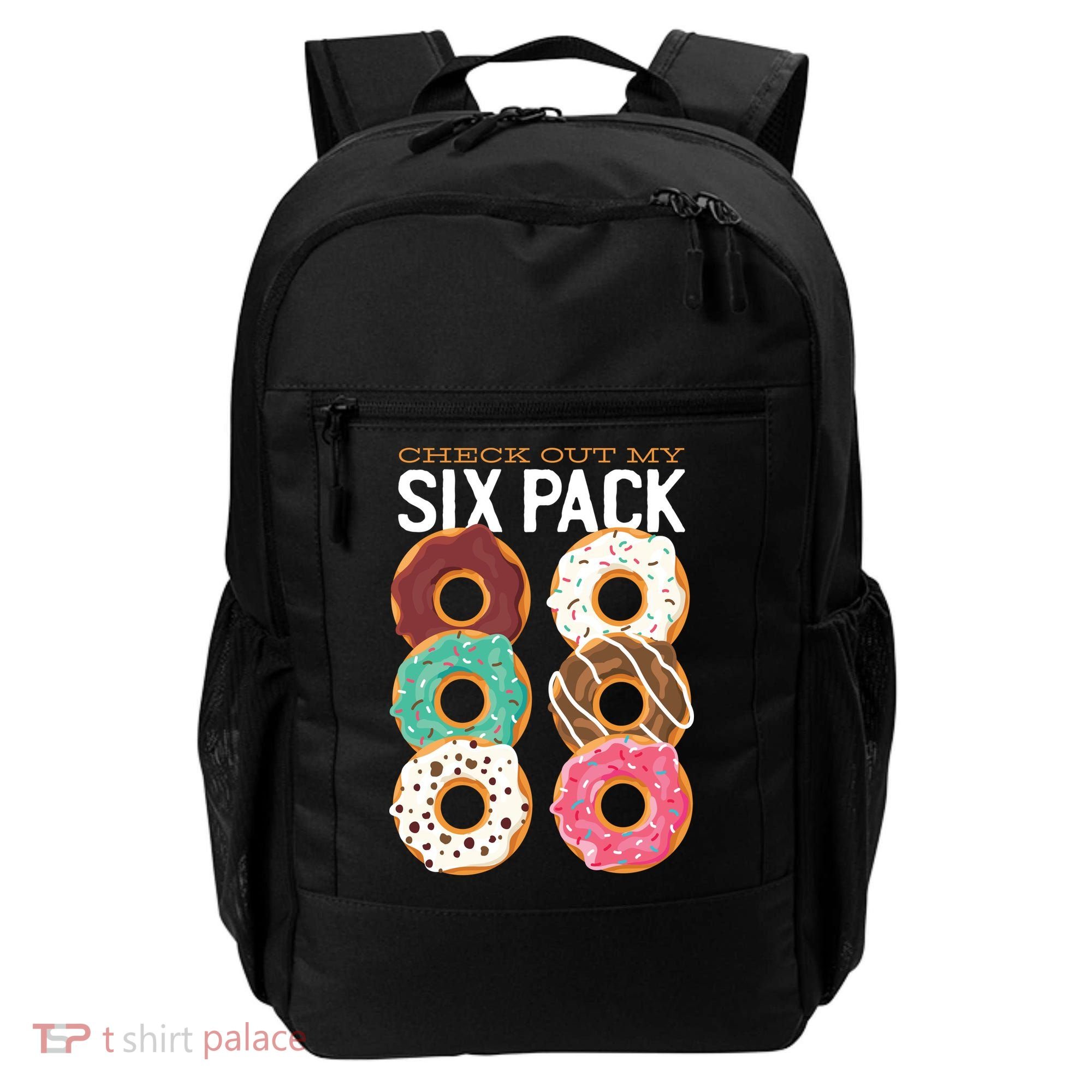 Check Out My Donut Six Pack Backpack