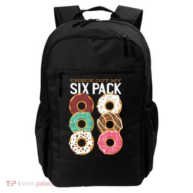 Check Out My Donut Six Pack Backpack