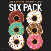Check Out My Donut Six Pack Golf Towel thumb 3