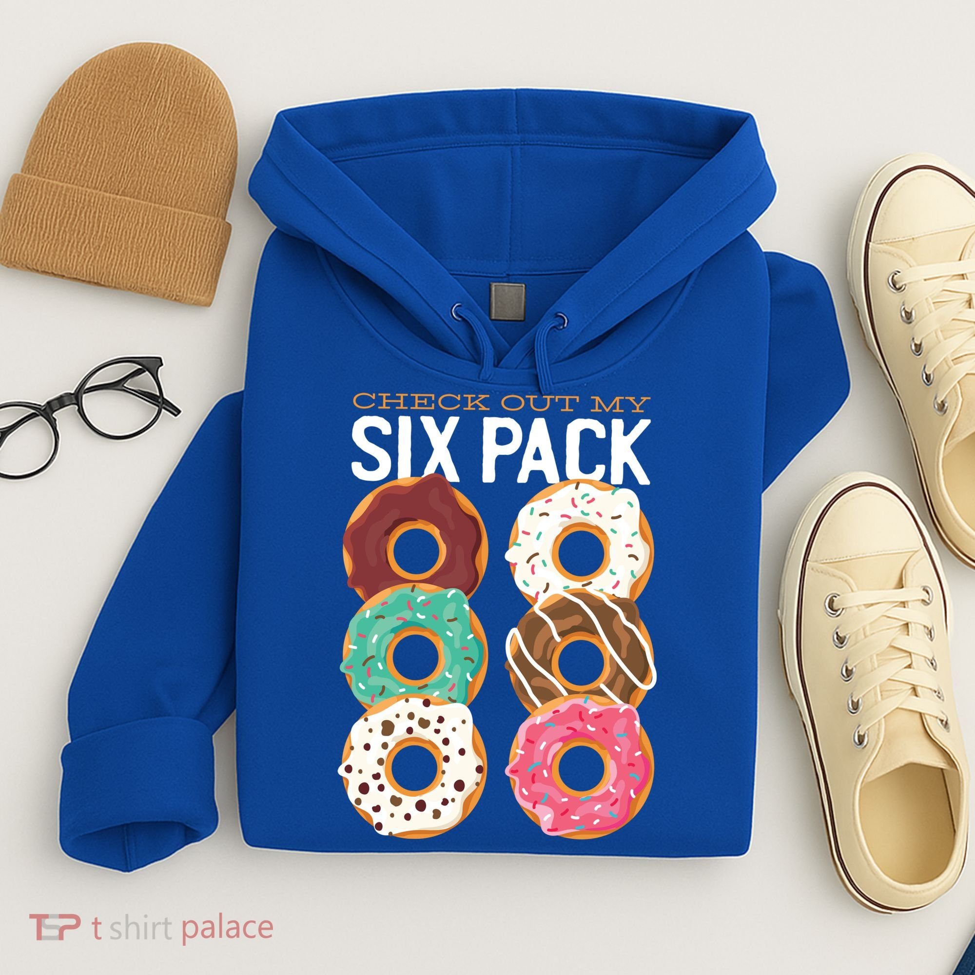 Check Out My Donut Six Pack Hoodie