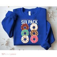 Check Out My Donut Six Pack Sweatshirt thumb 2