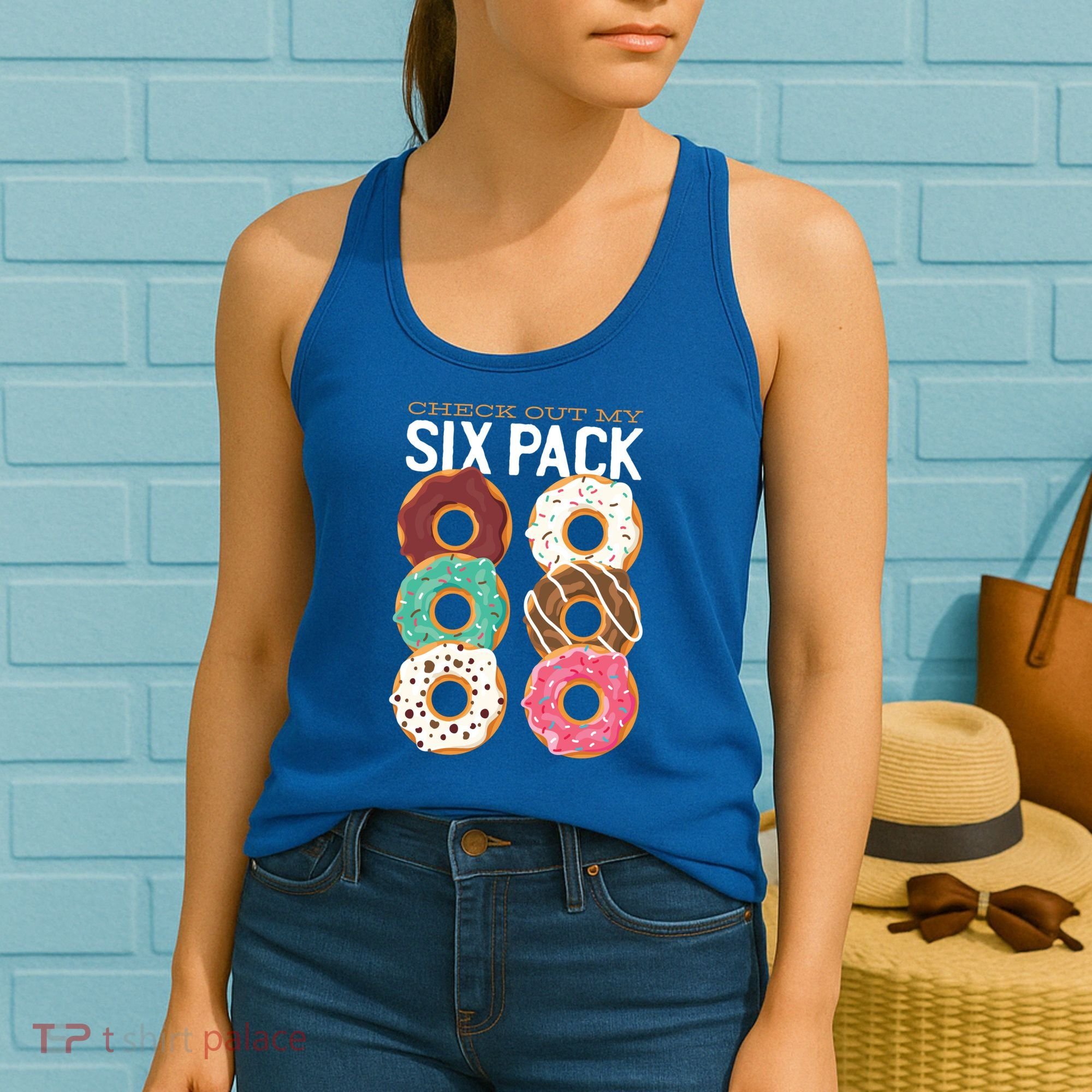 Check Out My Donut Six Pack Women's Tank Top