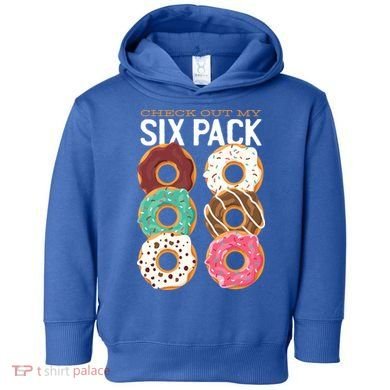 Check Out My Donut Six Pack Toddler Hoodie
