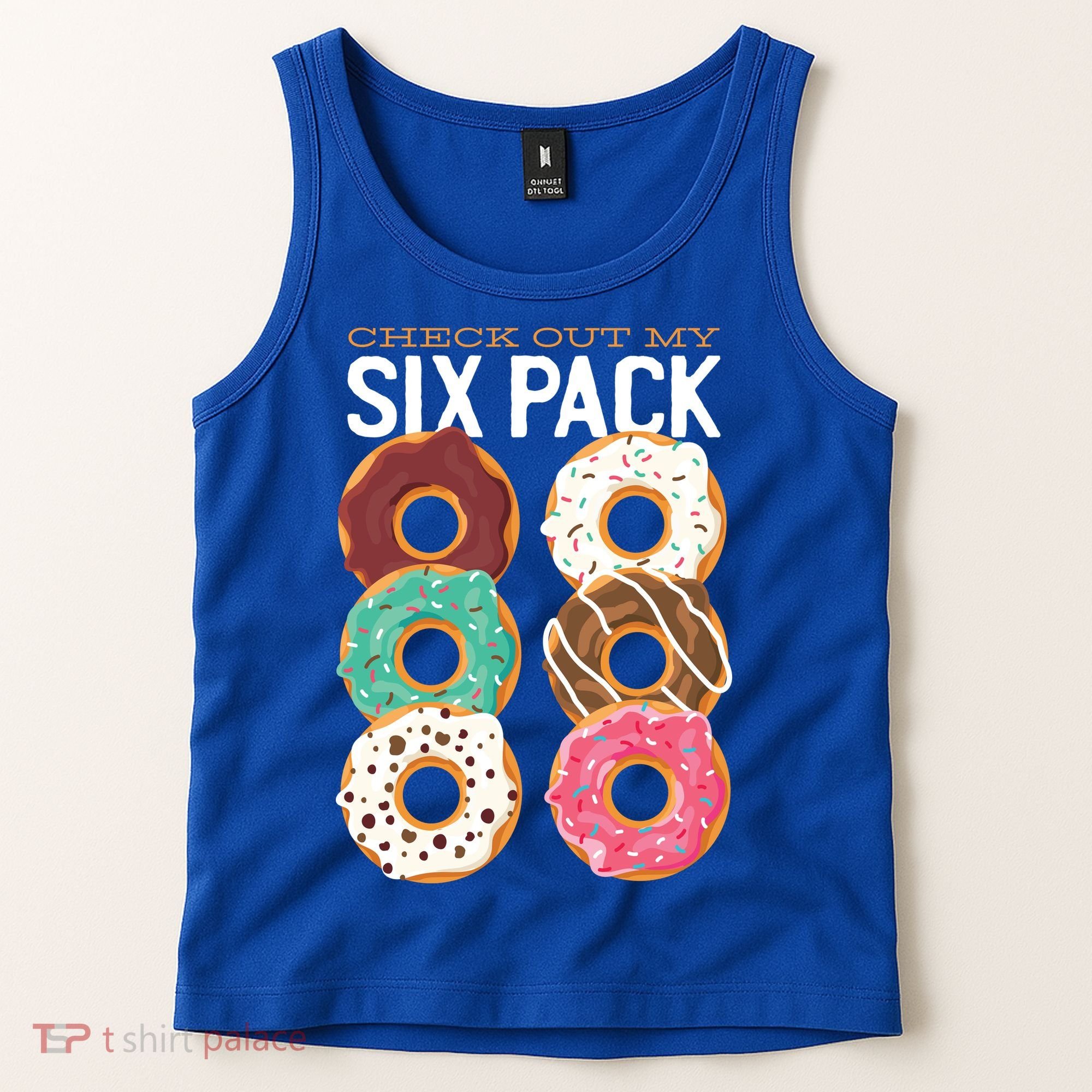 Check Out My Donut Six Pack Tank Top