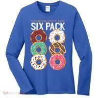 Check Out My Donut Six Pack Women's Long Sleeve Shirt thumb 0