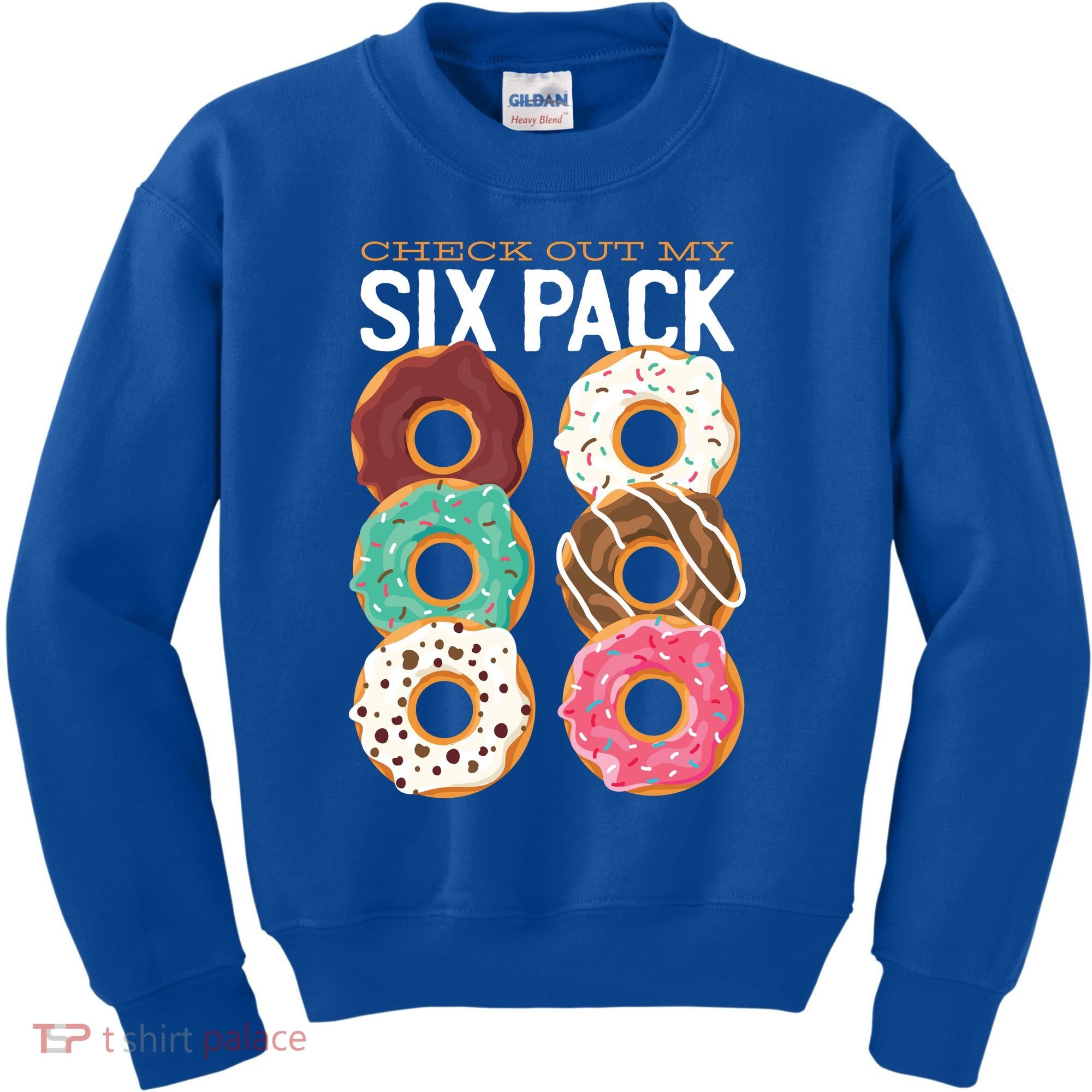 Check Out My Donut Six Pack Kids Sweatshirt