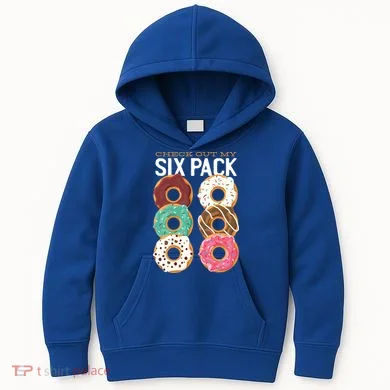 Check Out My Donut Six Pack Kids Hoodie