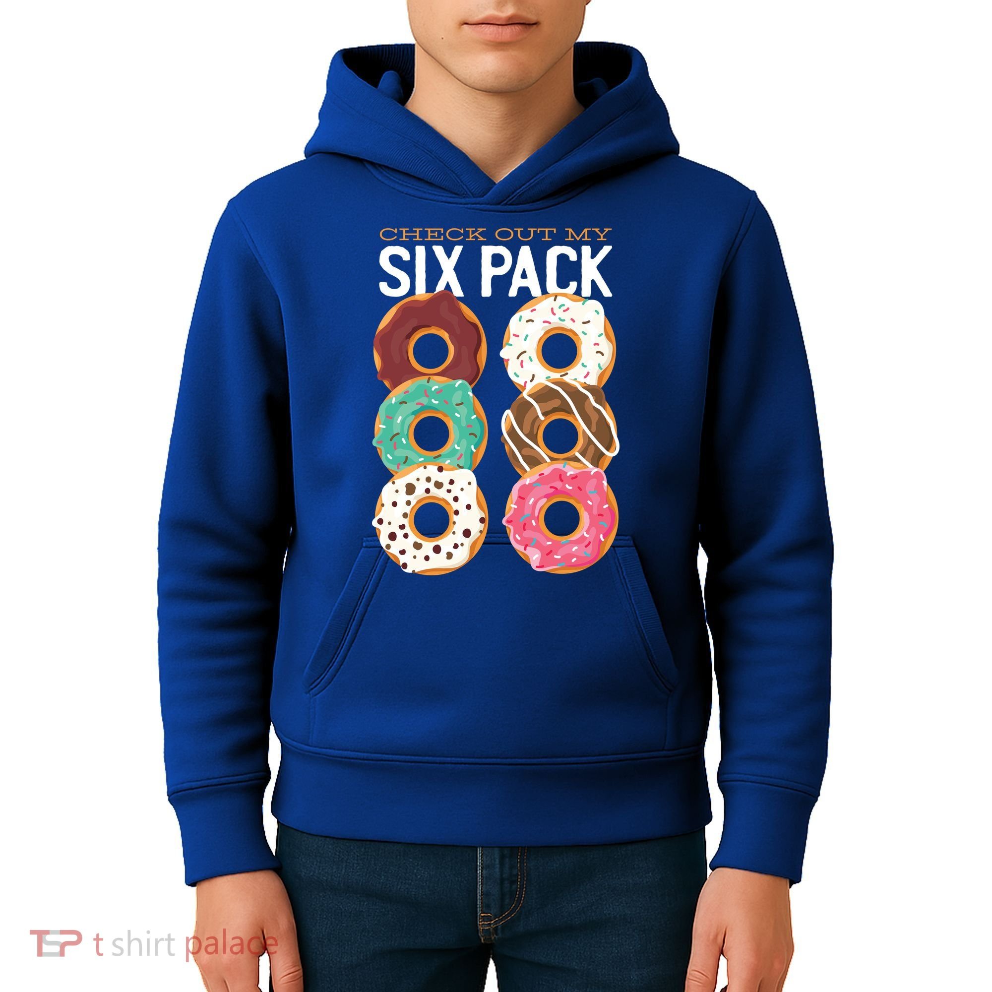 Check Out My Donut Six Pack Kids Hoodie