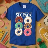 Check Out My Donut Six Pack Kids T-Shirt thumb 3