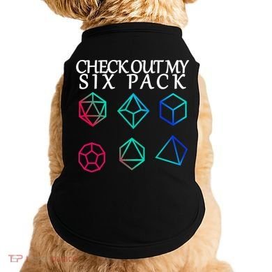 Check Out My Six Pack Dice For Dragons Doggie Tank